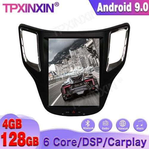 For Changan CS35 4G+128GB Android 9.0 Tesla Style Car No DVD Player GPS Navigation Stereo Headunit Multimedia Player Auto Radio