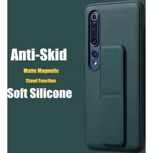 Solid Plain Color Xiaomi Mi 10 Ultra Case Wrist Stand For Xiaomi Redmi K30 Ultra K30I Pocophone Poco X2 F2 Pro Back Cover Matte