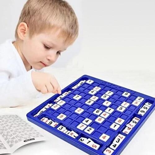 Children Sudoku Chess Beech International Checkers Folding Game Table Toy Gift Learning & Education Puzzle Toy