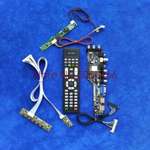 For M215HTN01.0 M215HTN01.1 M215HTN01.3 LVDS 1920*1080 panel DVB digital VGA USB AV TV 3663 30-Pin LCD Controller board Kit