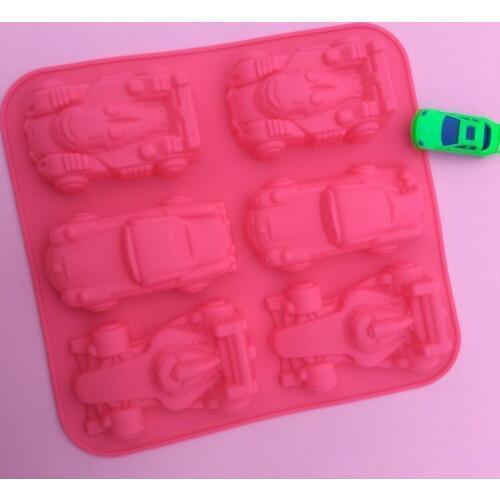 Silica gel cake mold 6 and all kinds of car mould DIY soap mold baking products