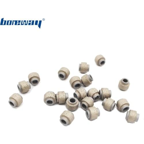 Hot sell Dia.11.4mm Sintered Diamond Wire Beads Without Thread For Cutting Granite Marble Stone