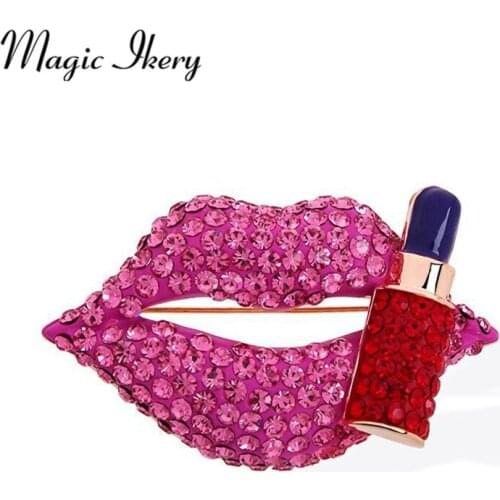 Броши губы на одежду Magic Ikery China At AliExpress