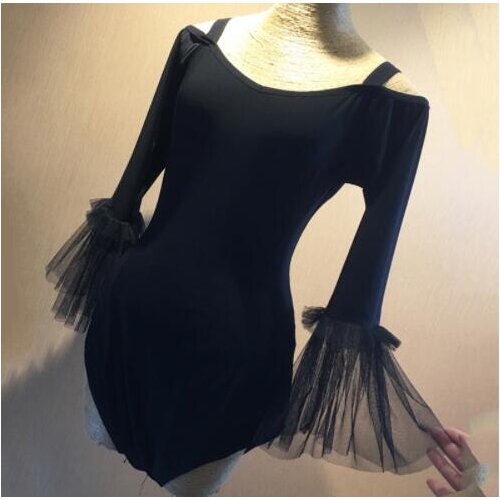 2019 new Latin Dance Women Tops New Costume Sexy Speaker Shirt Samba Rumba Chacha top DN2543