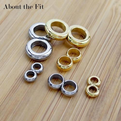 About the Fit Double Loop Fastener Jump Ring 316L Stainless Steel Beads Clasps Necklace Bracelet Charms Finding Buckle Connector