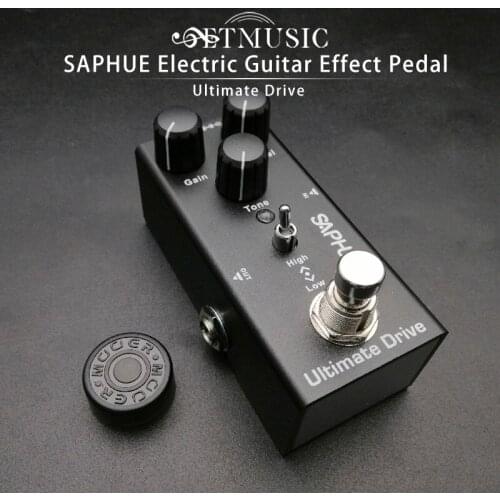 SAPHUE Electric Guitar Distortion Pedal Gain/Level/Tone Knob High/Low Frequency Effect Pedal Mini Single Type DC 9V True Bypass
