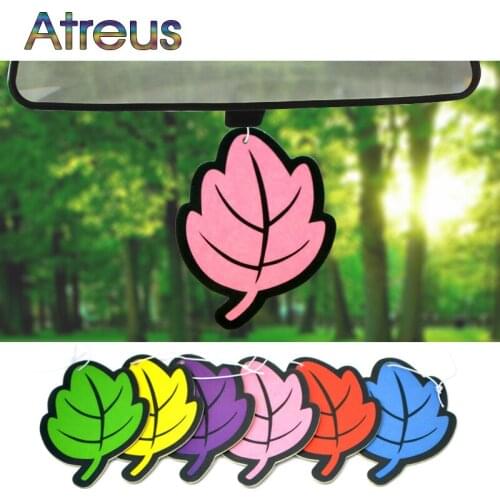 2pc Auto Shine Paper Hanging Car Air Freshener perfumed For Skoda Rapid Fabia Yeti VW Polo Passat B5 Golf 5 6 Touran Bora Tiguan