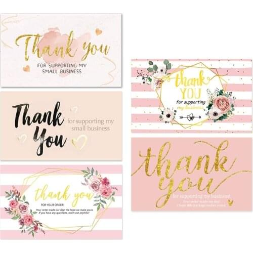 30pcs Thank You Cards Thanks Greeting Card Gift Decoration Appreciation Card N0PA