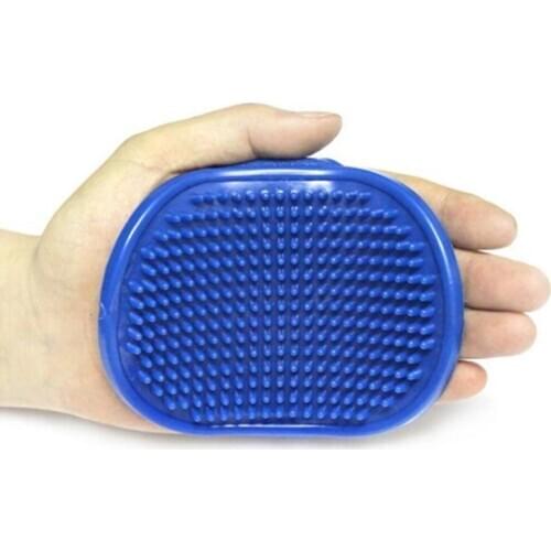 1PC New Qualified Pet Dog Cat Bath Brush Comb Rubber Glove Hair Fur Grooming Massaging Massage Mit pet shower dog brush