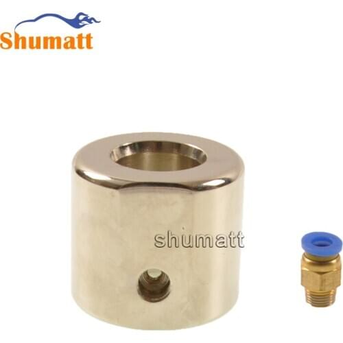 SHUMAT for DEN-SO Oil Return Collector Fix Tool with Sealing O-rings fit for Komattsu Diesel Common Rail Fuel Injection CRT061