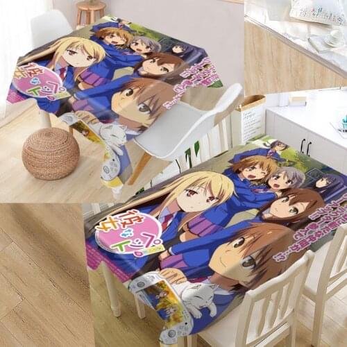 Sakurasou No Pet na Kanojo Tablecloth Oxford Fabric Square/Rectangular Dust-Proof Table Cover For Home Decor TV Covers 0603