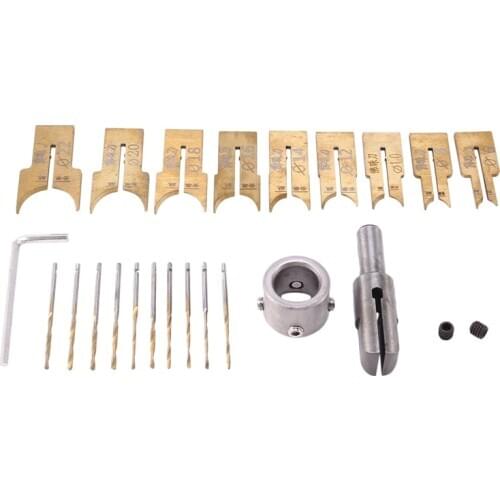 Bead Drill Carbide Ball Blade Woodworking Milling Cutter Forming Tool Bead Router Planer Bit Set 6-22MM