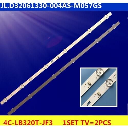 10PCS LED backlight strip 6 lamp for JL.D32061330-004AS-M057GS 4C-LB320T-JF3 LVW320CSDX E13 V57 LVW320CSDX W32H W32S H32B3913