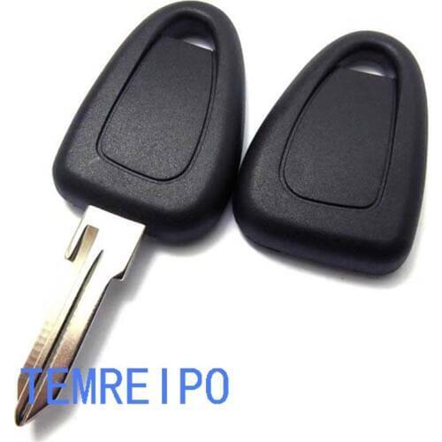 10pcs/lot For Fiat 500 Punto Ducato Stilo Panda Idea Transponder Car Key Shell GT15R Keyway Remote Cover Case