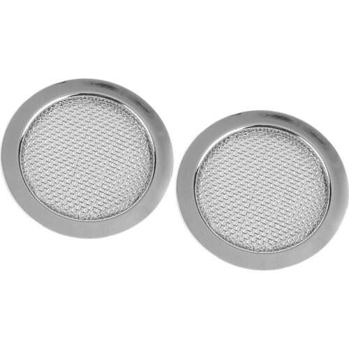 2x Chrome Resonator Guitar Sound Hole Inserts for Guitar Accessories