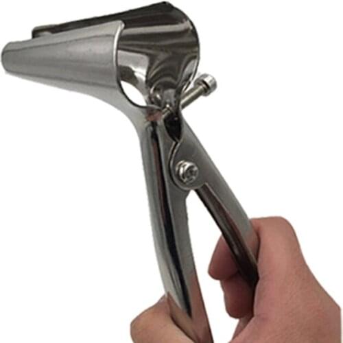 Stainless Steel Anal Speculum, Anal Sex Toys Medical Device, Adult Genitals Vaginal Dilator Speculum Mirror Sex Products free