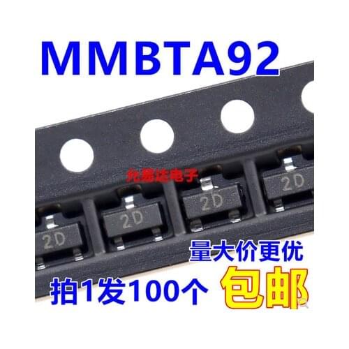 Free shipping 1000PCS A92 MMBTA92 2DSOT-23