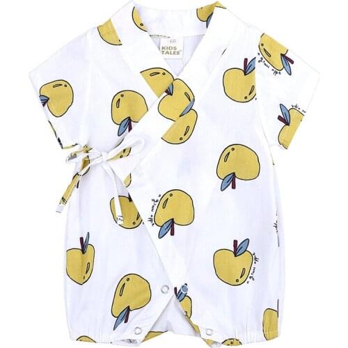 Childrens clothing baby romper suit children summer pineapple 0-2 years old baby clothes Baby Clothing Rompers