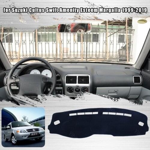 For Suzuki Cultus Swift Amenity Esteem Margalla 1999-2019 Dash Cover Mat Dashmat Dashboard Cover Protective Sheet Carpet Styling