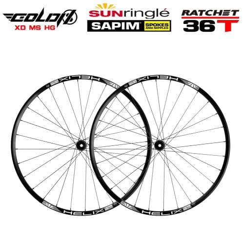 GOLDIX GDX370 Manual 27.5 29 BOOST Compatible SHIMANO SRAM Flywheel 28 32 36H Quick Release Barrel Axle Mountain Road Bike Wheel