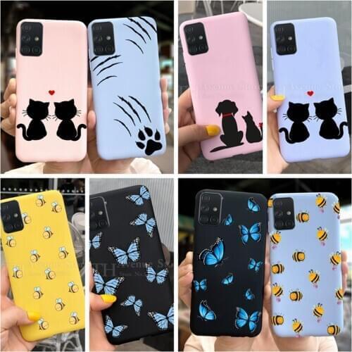 Cute Cartoon Phone Case For Samsung Galaxy M31s Case Bumer For Samsung M31s M 31s SM-M317F Soft Silicone TPU Back Covers Fundas