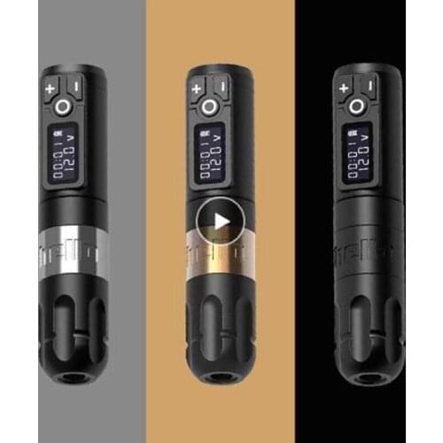 2021 New Wireless Tattoo Machine Pen Brush Coreless Motor Strong Quiet Fast Charging Battery Free Shipping