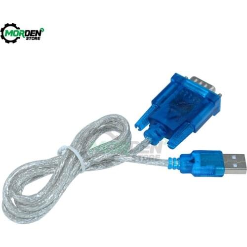 2Pcs CH340 USB to RS232 Serial Port 9 Pin DB9 Serial Cable COM Port Adapter Converter