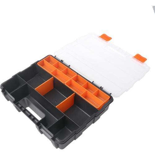 Plastic Carry Tool Storage Case Spanner Screwdriver Parts Hardware Organizer Box