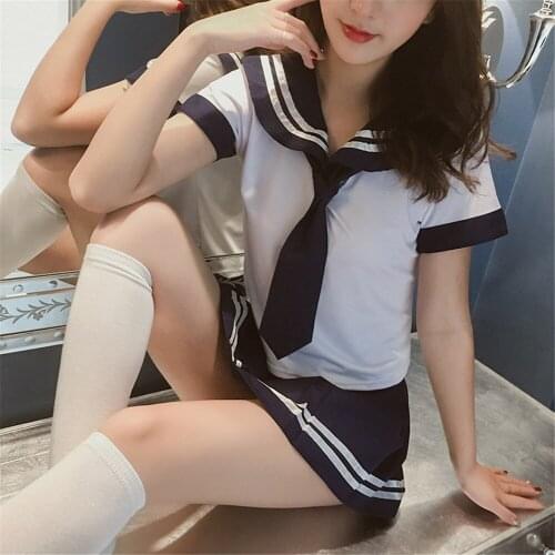 Sexy School Uniform Skirt Lingerie Set Cute Underwear Set Sailor Exotic Costumes Womens Underwear Cute Sexy Lingerie Women Sex