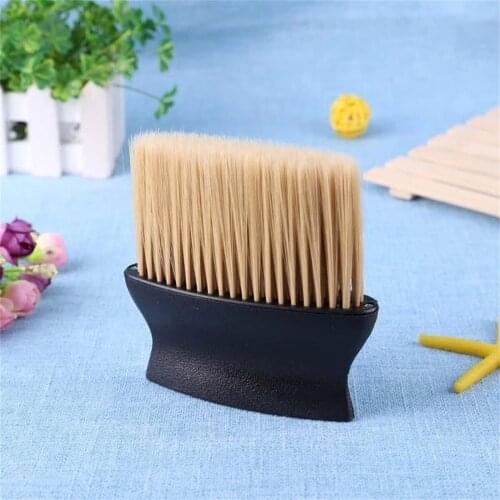 1 Pcs Plastic Hair Cleaning Brush Soft Fibre Hair Neck Face Duster Brush Hairdressing Barbershop Hair Cutting Salon Tools