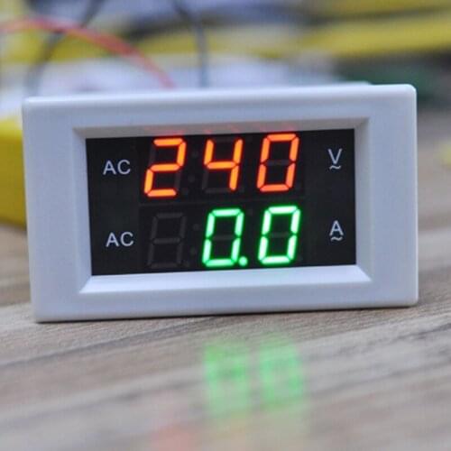 YB4835VA—500V/50A Digital Display AC Voltmeter Ammeter Panel Amp Device Voltage J6PC
