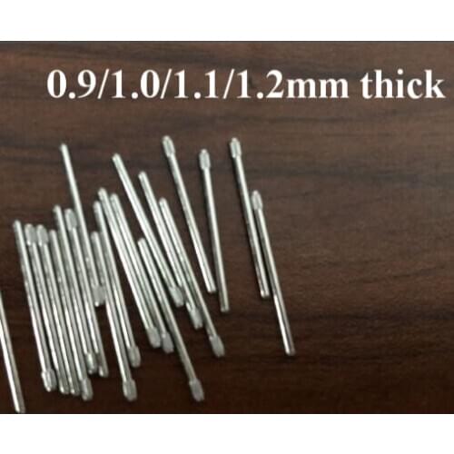 Free Shipping 50 PCs Knurled Pressure Link Pin Assortment 0.9/1.0/1.1/1.2mm Thick Refill Sizes