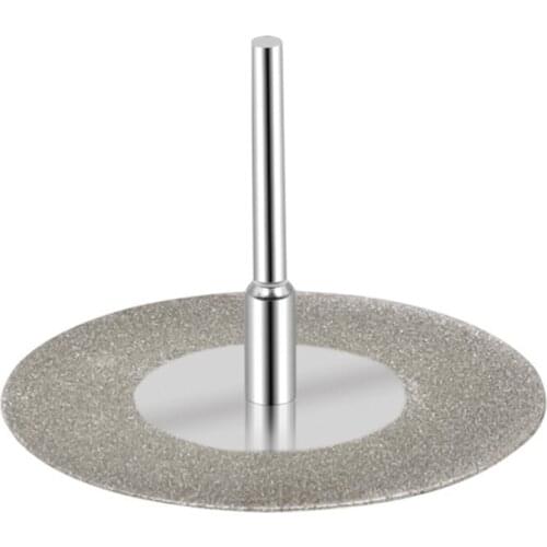 50/60mm Diamond Cutting Disc Grinding Wheel Saw Circular with 3mm Shank Drill Bit Rotary Tool for Angle Grinder Diamond SawBlade