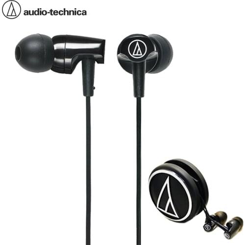 Audio Technica ATH-CLR100 Deep Bass Wired Earphones 3.5mm HIFI In-ear Sport Music Earbuds Game Headset for iPhone/Android Phones