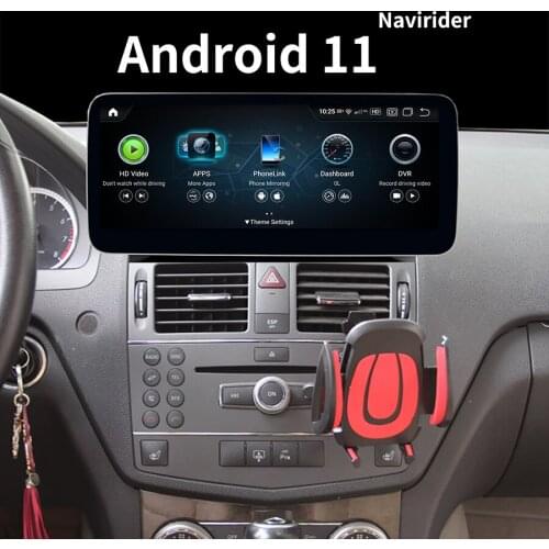 12.3" Android 11 Car Radio Multimedia Video Player For Benz C Class W204 S204 C230 C180 C200 C260 C300 2008 GPS Stereo CARPLAY