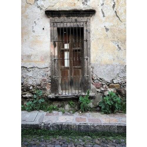 Wooden Window Stone Wall Vinyl Photo Background Scenic Computer Printed Photography Backdrops Photocall Photo for Camera Photo