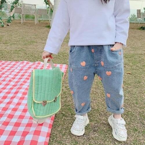 Childrens Pants 2020 New Spring Childrens Clothing Girls Jeans Baby Casual Korean Childrens Pants Autumn
