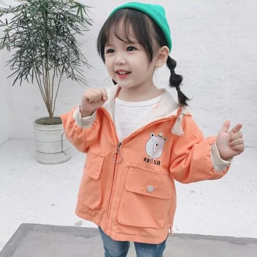 Girls Babys Kids Coat Jacket Outwear 2021 New Spring Autumn Overcoat Top Long Sleeve Cardigan Breathable Toddler Childrens Clo