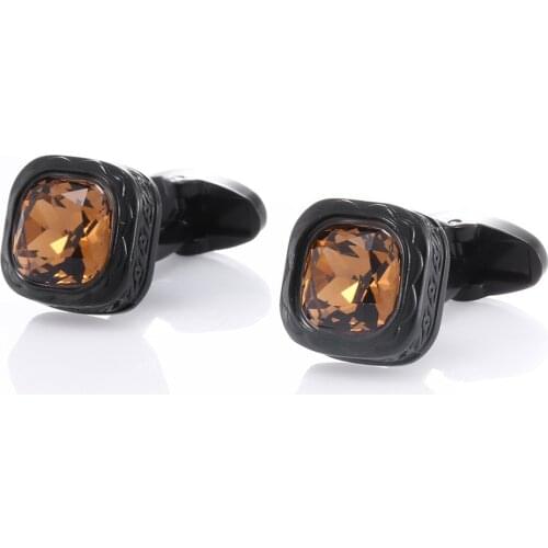 French Shirt Cufflinks Fashion Mens and Womens Wedding Business Formal Accessories Jewelry Gifts Crystal Cuff Links