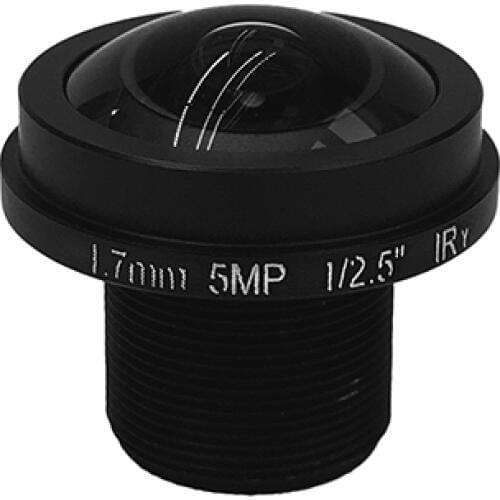 HD Megapixels Lens 1/2.5" 5MP M12 1.70mm Fisheye Lens 185 degrees CCTV Lens (SL-RY1720BMP)