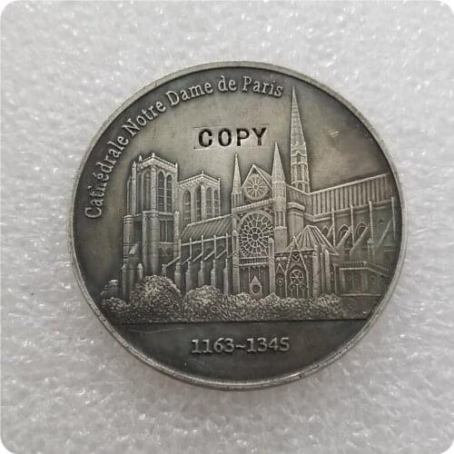 Hobo Nickel France Notre Dame DE Paris 5 Francs copy coin