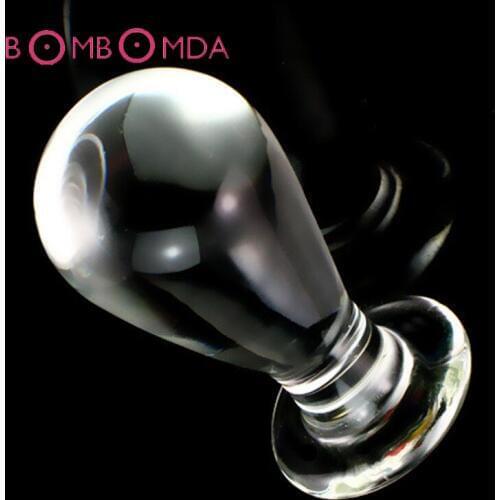 Crystal Glass Big Anal Plug Masturbation Sex Toys for Men Women Dildo Butt Plug Adult Products Prostate Massager Anal Sex Toys