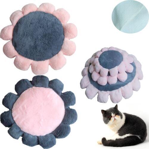 Short Plush Cat Bed House Soft Long Plush Best Pet Dog Bed For Dogs Products Nest Winter Warm Sleeping Cat Pet Bed Mat Cat House