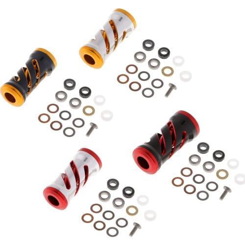 CNC Metal Spinning Fishing Reel Handle Knob with Supplied Fittings 4 Colors Fishing Tools