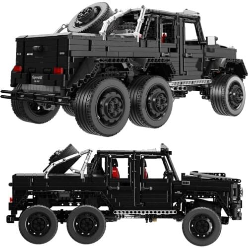 LE-J901 3300pcs APP Motor RC Car MOC 6X6 LAND Sets Model Building Blocks CRUISER Boy Toys For Cars enthusiast Boy Gifts