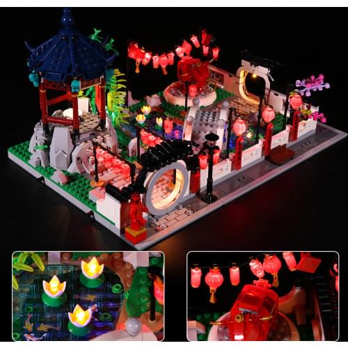 Led Lighting Set For 80107 New Year Lantern Festival (led Included Only, No Kit) For Children Educational Toys