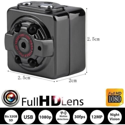 New 1080P Full HD Mini Camera SQ8 Car Sport Camcorder Motion Sensor DV DVR Voice Video Recorder Night Vision Micro Cam