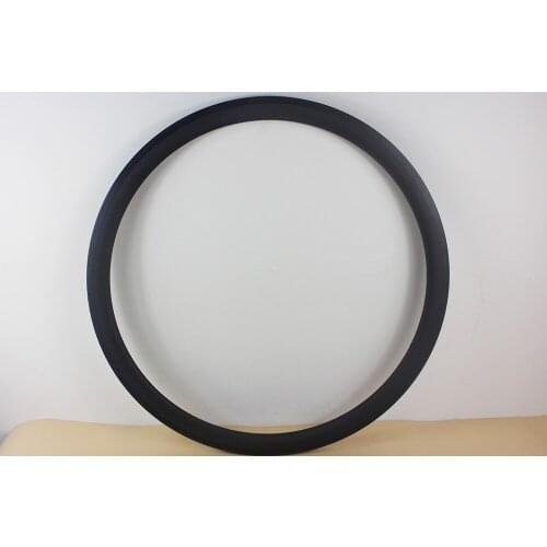 2pcs 700C front 38mm / rear 50mm height Tubular carbon rims Light weight road bike or Cyclocross bicycle rims 23mm or 25mm width