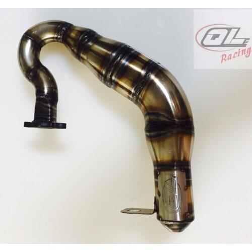 For QL RACING Full handmade Tuned Pipe/exhausted pipe for Losi TLR 5IVE-B ,RV-V5