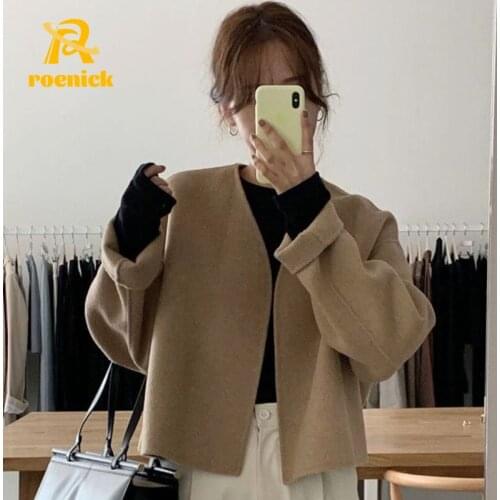 ROENICK Women's Wool Coats